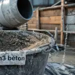 1m3 de beton : dosage, ciment, sable, gravier