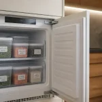 Comparatif congélateur armoire No Frost, vue intérieure cuisine