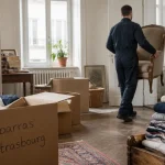 Débarras Strasbourg cartons meubles triés