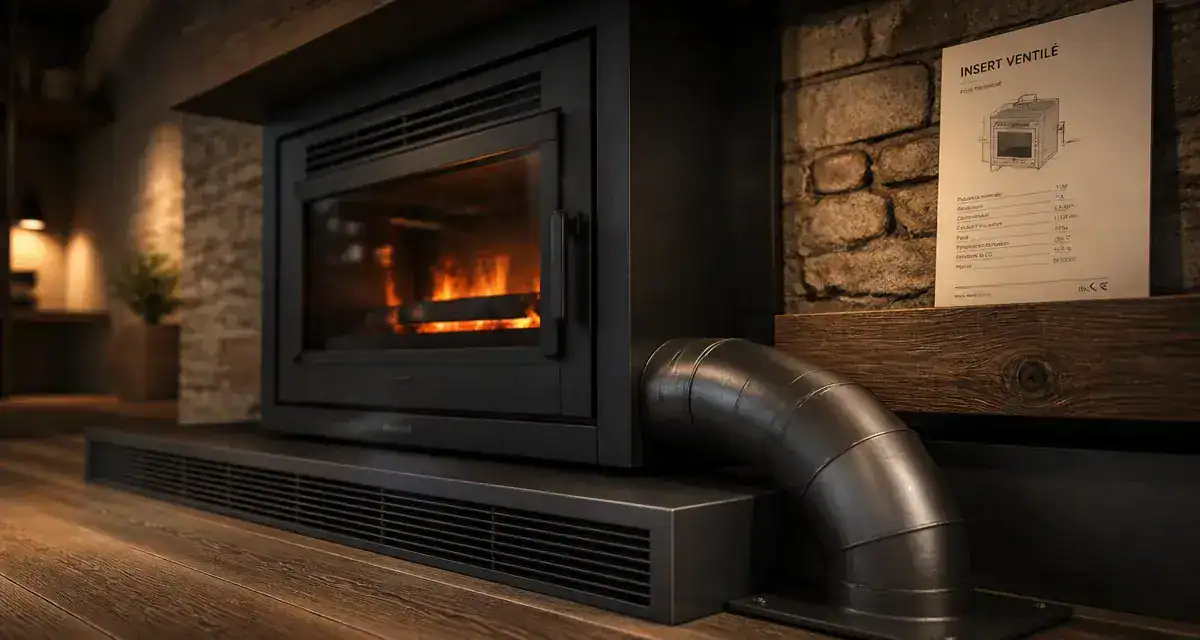 Insert avec ventilateur : fonctionnement pour chauffer plus vite