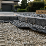 Allée carrossable pas chere : gravier sur fondation et drainage