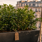 Brise vue plante : bac de plantes persistantes en balcon