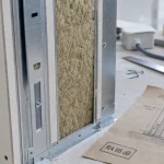 Cloison isolante placo avec isolation acoustique et thermique en plaques de plâtre