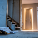 Avant-après d’une maison divisée en 2 logements : réseaux séparés en chantier