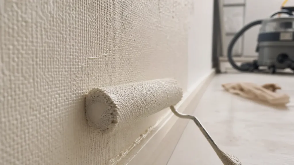 Peindre du tissu mural : vérifier le support avant la première couche