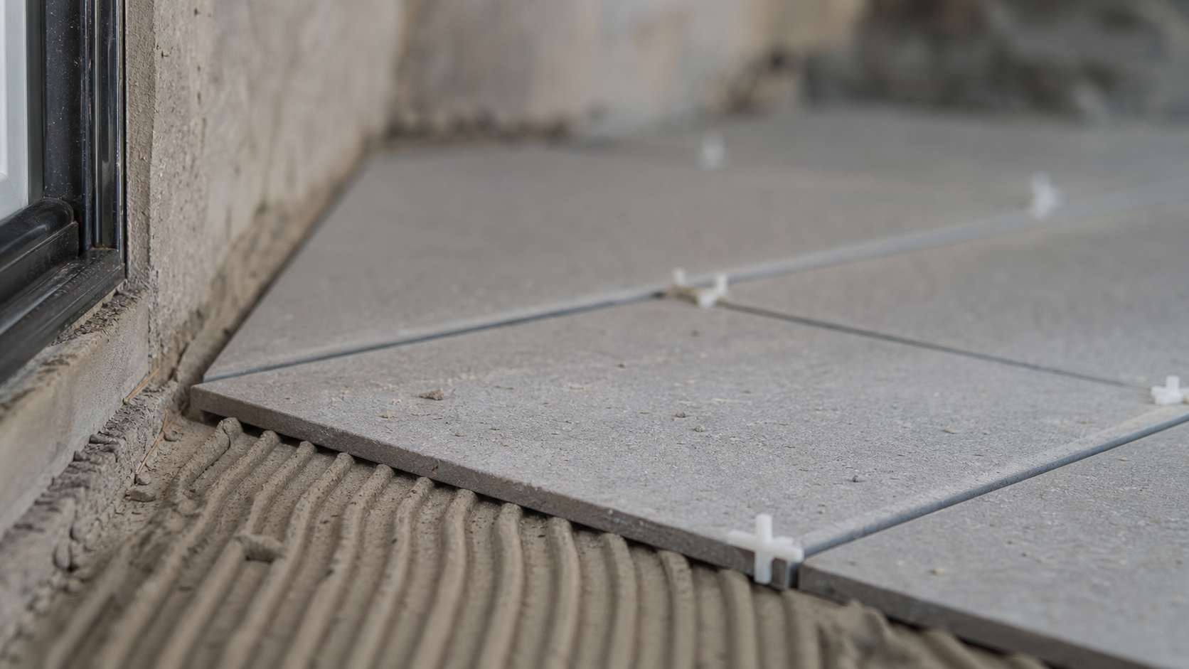Pose carrelage diagonale 45° : coupes nettes