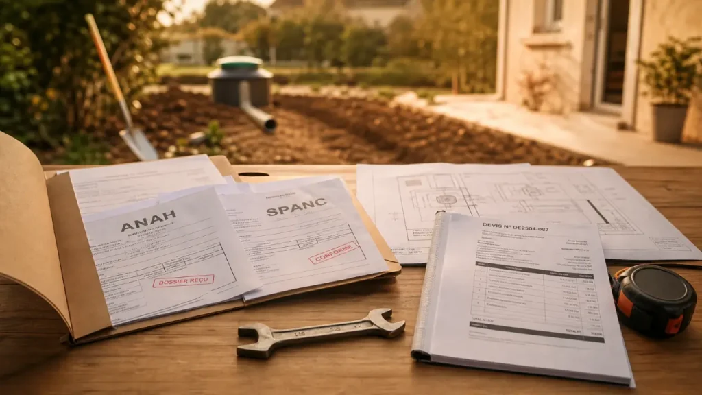 Subvention ANAH pour assainissement non collectif : jusqu’à 50 % des travaux si le dossier est validé