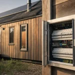 Tiny house autonome : autonomie partielle, tableau électrique et prise extérieure, solaire