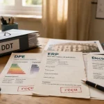Diagnostic pour location : DPE, ERP et électricité sur documents
