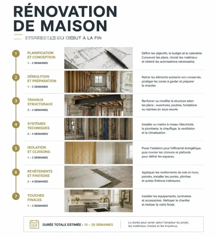 Étapes clés d'un projet de rénovation maison 44