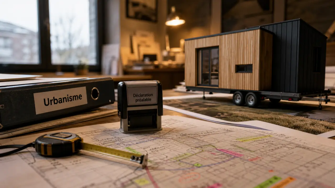 Tiny house permis de construire : plan de masse et déclaration préalable, seuil 20 m²