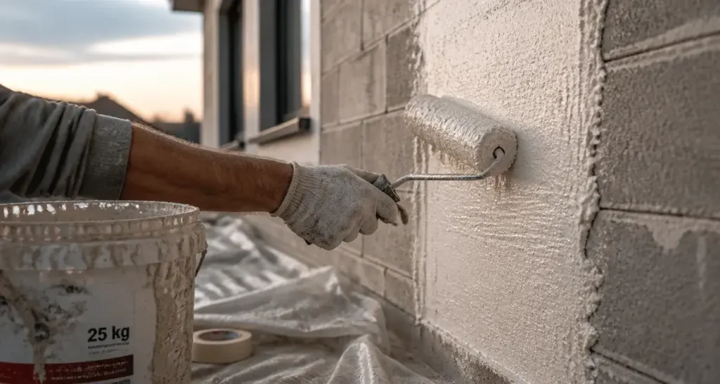 Crépi extérieur au rouleau : la méthode simple pour rénover votre façade