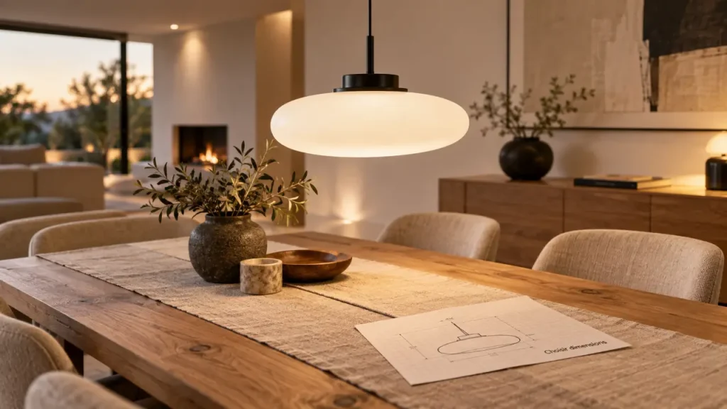 Pourquoi un luminaire design trop grand déséquilibre une pièce