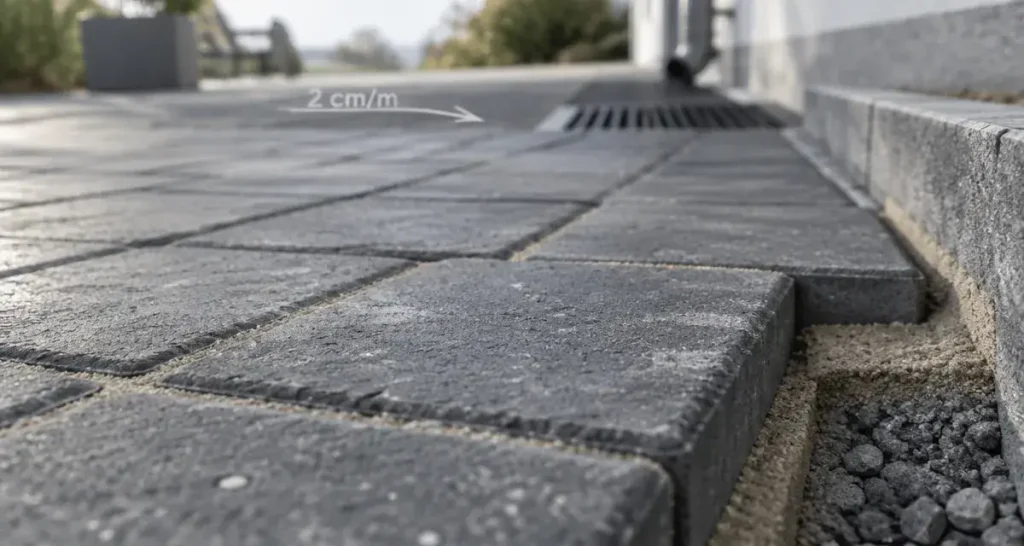 Pavés en béton : choisissez 6 cm pour une voiture et 8 cm pour les passages lourds