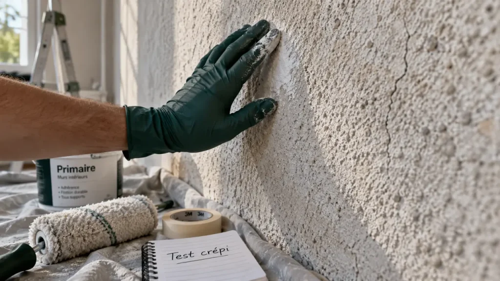 La bonne peinture pour crépi intérieur dépend du support et du rendu recherché