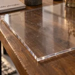 Plexiglas table : plaque PMMA 10 mm sur support adapté